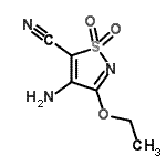 CAS#: 85194-91-8, 4-Amino-3-ethoxy-1,2-thiazole-5-carbonitrile 1,1-dioxide
