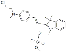 CAS#: 85204-55-3, 2-[2-[4-[(2-Chloroethyl)Methylamino]Phenyl]Vinyl]-1,3,3-Trimethyl-3H-Indolium Methyl Sulphate