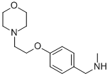 CAS 登录号：852180-77-9， N-甲基-N-[4-(2-吗啉-4-基乙氧基)苄基]胺