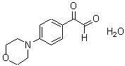 CAS 登录号：852633-82-0， 4-吗啉基苯基乙二醛水合物