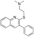 CAS 登录号：85273-95-6， 2-((2-(二甲基氨基)乙基)硫代)-3-苯基喹啉