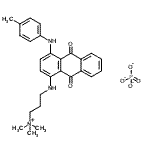 CAS 登录号：85283-80-3， 3-[[9,10-二氧代-4-(p-甲苯基氨基)-1-蒽基]氨基]丙基-三甲基-铵磷酸盐