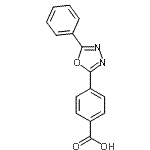 CAS 登录号：85292-45-1， 4-(5-苯基-1,3,4-恶二唑-2-基)苯甲酸