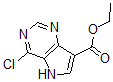 CAS#: 853058-42-1, Ethyl 4-Chloro-5H-Pyrrolo[3,2-d]Pyrimidine-7-Carboxylate