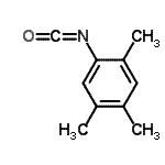 CAS 登录号：85324-94-3， 1-异氰酸-2,4,5-三甲基苯
