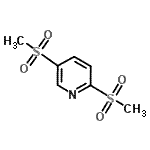 CAS#: 85330-63-8, 2,5-Bis(methylsulfonyl)pyridine