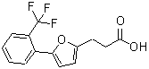 CAS 登录号：853310-21-1， 5-[2-(三氟甲基)苯基]-2-呋喃丙酸