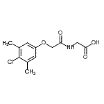 CAS 登录号：853743-94-9， N-[(4-氯-3,5-二甲基苯氧基)乙酰基]甘氨酸