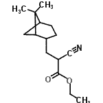 CAS#: 85391-87-3, Ethyl 2-cyano-3-(6,6-dimethylbicyclo[3.1.1]hept-2-yl)propanoate