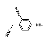 CAS 登录号：853910-50-6， 5-氨基-2-(氰基甲基)苯甲腈
