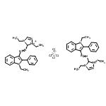 CAS 登录号：85392-70-7， 二{1,4-二乙基-5-[(1-乙基-2-苯基-1H-吲哚-3-基)偶氮]-4,5-二氢-1H-1,2,4-三唑-1-鎓}四氯锌酸盐(2-)