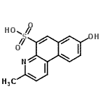 CAS 登录号：854048-08-1， 8-羟基-3-甲基苯并[f]喹啉-5-磺酸