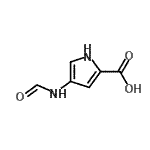 CAS 登录号：85406-57-1， 4-甲酰氨基-1H-吡咯-2-羧酸