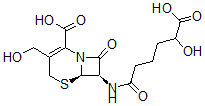 CAS#: 85416-37-1, (6R,7R)-7-[(5,6-Dihydroxy-1,6-dioxohexyl)amino]-3-(hydroxymethyl)-8-oxo-5-thia-1-azabicyclo[4.2.0]oct-2-ene-2-carboxylic acid