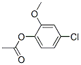 CAS 登录号：85430-09-7， 1-乙酰氧基-4-氯-2-甲氧基苯