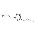 CAS#: 854382-67-5, 5-[(Aminooxy)methyl]-3-propyl-1,2-oxazole