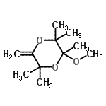 CAS#: 854388-41-3, 3-Methoxy-2,2,3,5,5-pentamethyl-6-methylene-1,4-dioxane