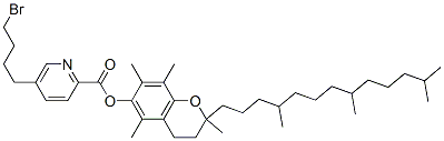 CAS#: 85446-74-8, [2,5,7,8-Tetramethyl-2-(4,8,12-Trimethyltridecyl)Chroman-6-Yl] 5-(4-Bromobutyl)Pyridine-2-Carboxylate