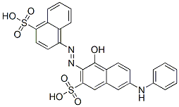CAS 登录号：85455-47-6， 4-[[1-羟基-6-(苯基氨基)-3-磺基-2-萘基]偶氮]萘磺酸
