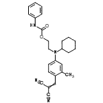 CAS#: 85455-51-2, 2-{Cyclohexyl[4-(2,2-dicyanovinyl)-3-methylphenyl]amino}ethyl phenylcarbamate