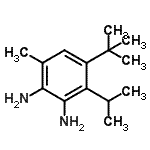 CAS#: 854633-87-7, 3-Isopropyl-6-methyl-4-(2-methyl-2-propanyl)-1,2-benzenediamine