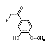 CAS#: 85465-61-8, 2-Fluoro-1-(3-hydroxy-4-methoxyphenyl)ethanone