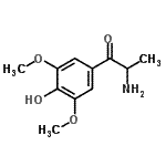 CAS 登录号：854813-81-3， 2-氨基-1-(4-羟基-3,5-二甲氧基苯基)-1-丙酮