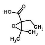 CAS#: 854848-53-6, 2-Ethyl-3,3-dimethyl-2-oxiranecarboxylic acid