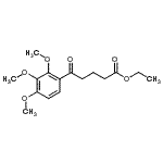CAS#: 854859-30-6, Ethyl 5-oxo-5-(2,3,4-trimethoxyphenyl)pentanoate