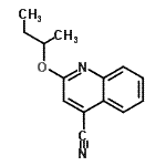 CAS#: 855165-26-3, 2-sec-Butoxy-4-quinolinecarbonitrile