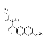 CAS#: 85536-82-9, Ethyl 3-(6-methoxy-2-naphthyl)-2,2-dimethyl-3-pentenoate