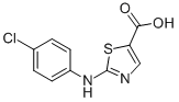 CAS#: 855531-21-4, 2-(4-Chlorophenylamino)-5-Thiazolecarboxylic Acid