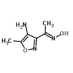 CAS#: 855602-58-3, 3-[(1E)-N-Hydroxyethanimidoyl]-5-methyl-1,2-oxazol-4-amine