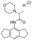 CAS 登录号：85564-92-7， N-(1,2,3,5,6,7-六氢-S-引达省-4-基)-2-吗啉-4-基-丙酰胺盐酸盐