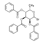 CAS 登录号：855662-12-3， 2,3,4-三-O-苯甲酰基-6-脱氧-L-古洛吡喃糖基溴化物