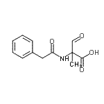 CAS#: 855701-59-6, 2-Methyl-3-oxo-2-[(phenylacetyl)amino]propanoic acid