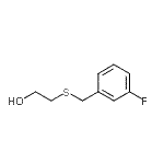 CAS#: 85582-62-3, 2-[(3-Fluorobenzyl)sulfanyl]ethanol