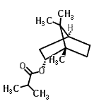 CAS#: 85586-66-9, (1S,2R,4S)-1,7,7-Trimethylbicyclo[2.2.1]hept-2-yl 2-methylpropanoate