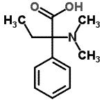 CAS#: 85614-51-3, 2-(Dimethylamino)-2-phenylbutanoic acid