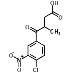 CAS#: 85633-96-1, 4-(4-Chloro-3-nitrophenyl)-3-methyl-4-oxobutanoic acid