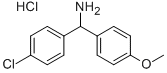 CAS#: 856355-54-9, 1-(4-Chlorophenyl)-1-(4-Methoxyphenyl)Methylamine Hydrochloride