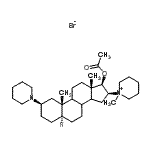 CAS 登录号：85639-52-7， (2beta,5alpha,8Xi,9Xi,14Xi,16beta,17beta)-17-乙酰氧基-16-(1-甲基-1-哌啶鎓基)-2-(1-哌啶基)雄甾烷溴化物