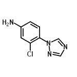 CAS#: 856452-74-9, 3-Chloro-4-(1H-1,2,4-triazol-1-yl)aniline