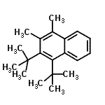 CAS#: 85650-87-9, 1,2-Dimethyl-3,4-bis(2-methyl-2-propanyl)naphthalene