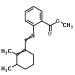 CAS#: 85650-95-9, Methyl 2-{[(2,3-dimethyl-1-cyclohexen-1-yl)methylene]amino}benzoate