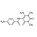 CAS#: 856571-99-8, 4-Amino-N-(6-amino-1,3-dimethyl-2,4-dioxo-1,2,3,4-tetrahydro-5-pyrimidinyl)benzamide