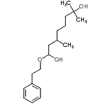 CAS#: 85665-81-2, 3,7-Dimethyl-1-(2-phenylethoxy)-1,7-octanediol