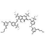 CAS#: 85665-98-1, 4-Amino-3,6-Bis[[5-[[4-Chloro- 6-[(2-Hydroxyethyl)Amino]-1,3,5-Triazin-2-Yl ]Amino]-2-Sulfophenyl]Azo]-5-Hydroxy-2,7-Naphthalenedisulfonic Acid Tetrasodium Salt