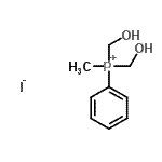 CAS 登录号：85684-36-2， 二(羟基甲基)(甲基)苯基鏻碘化物