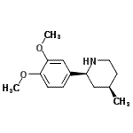 CAS 登录号：856841-15-1， (2S,4R)-2-(3,4-二甲氧基苯基)-4-甲基哌啶